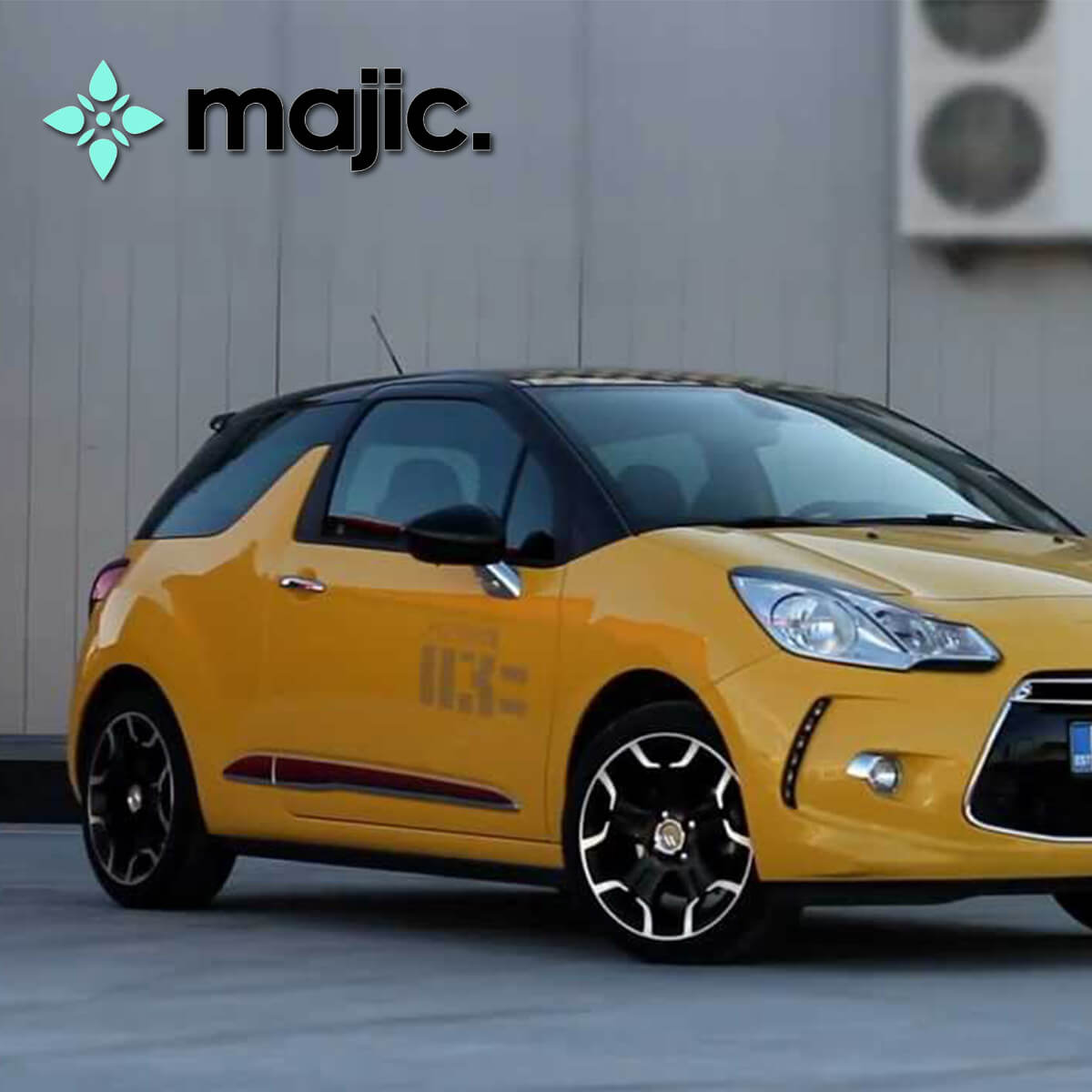 Citroen Jaune Pegase Yellow Paint