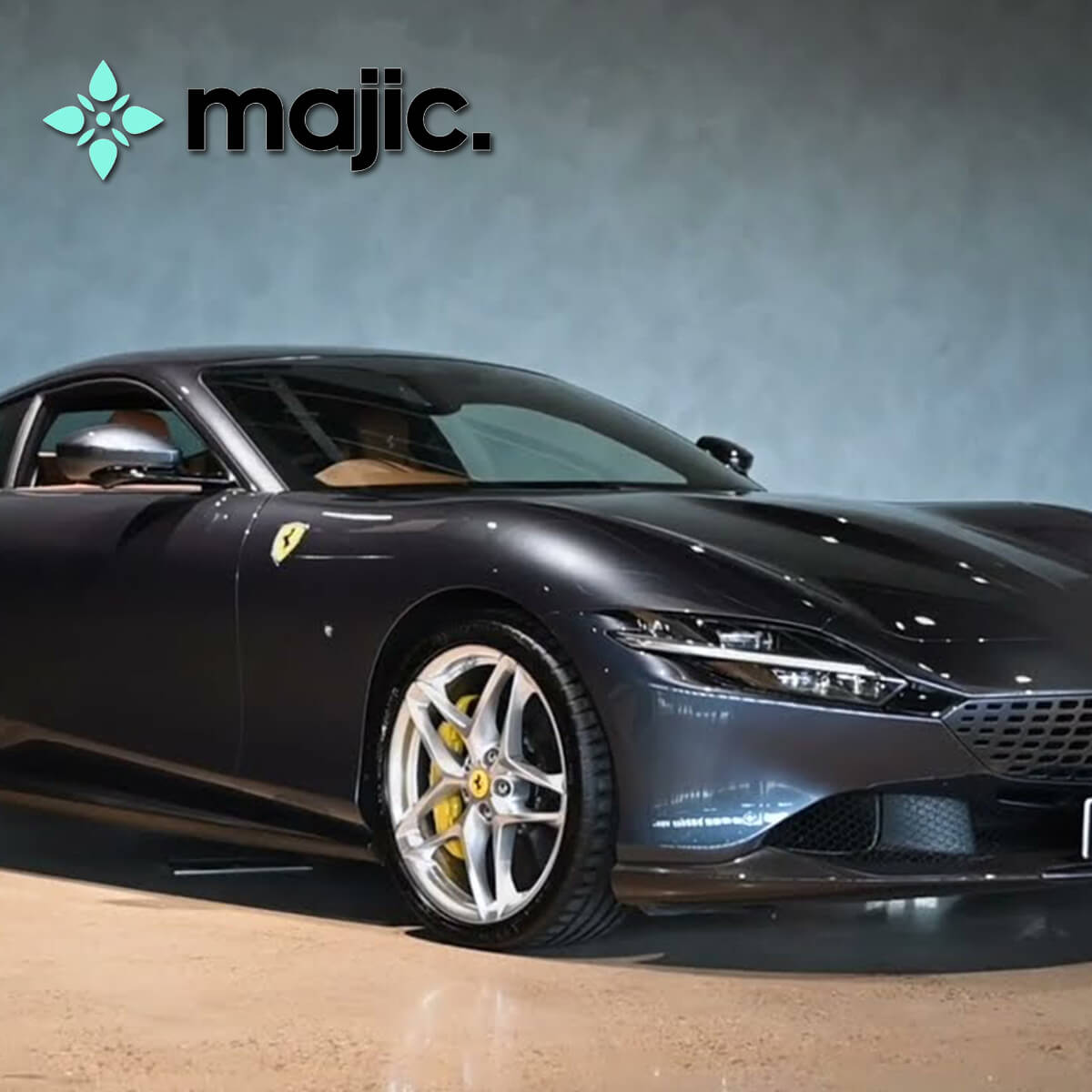 Ferrari Blu Roma Blue Paint – majic.