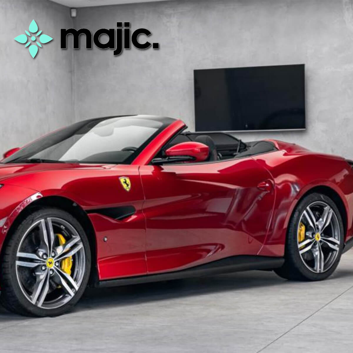 Ferrari Rosso Portofino Red Paint (205111)