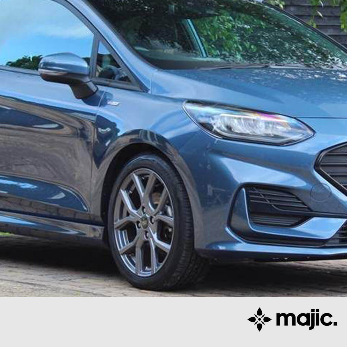 Ford Chrome Blue Paint – majic.