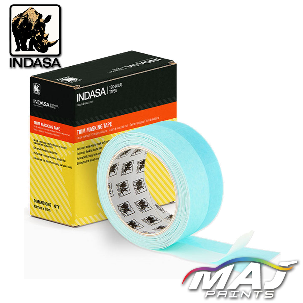 INDASA Trim Masking Tape - 45mm x 10m