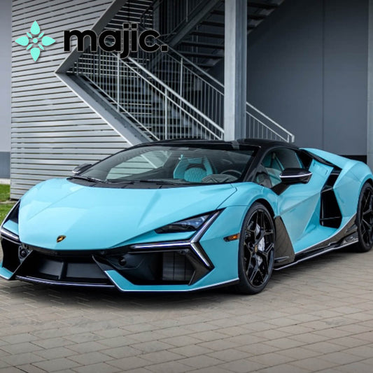 Lamborghini Celeste Sufax Blue Paint