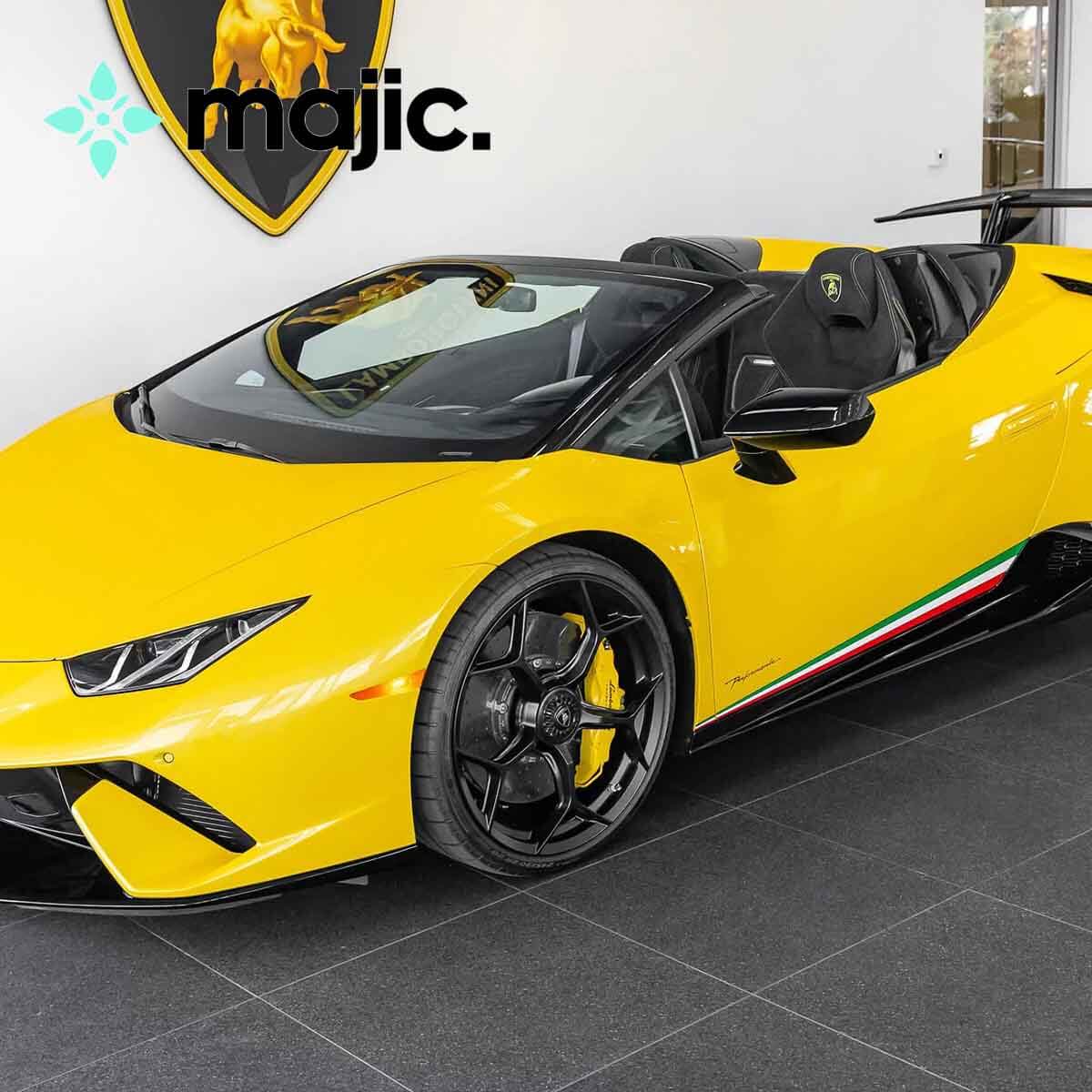 Lamborghini Giallo Inti Yellow Paint (LS01)