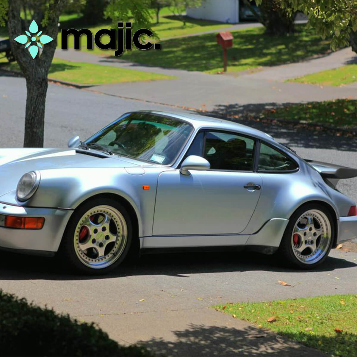Porsche 964 Polar Silver Paint
