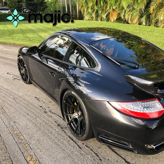 Porsche Basalt Black Paint