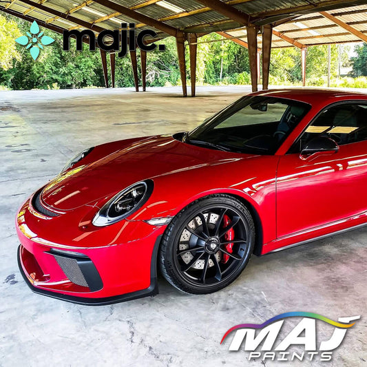 Porsche Carmine Red Paint