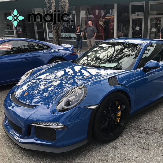Porsche Golf Blue Paint