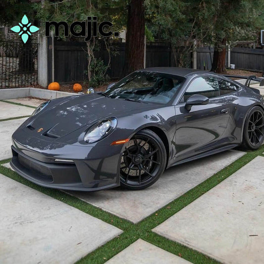 Porsche Grey Black Paint