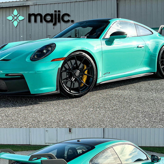 Porsche Mint Green Paint