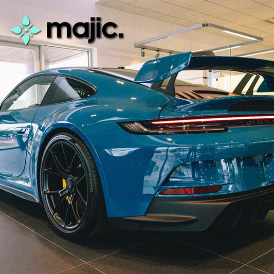 Porsche Oslo Blue Paint