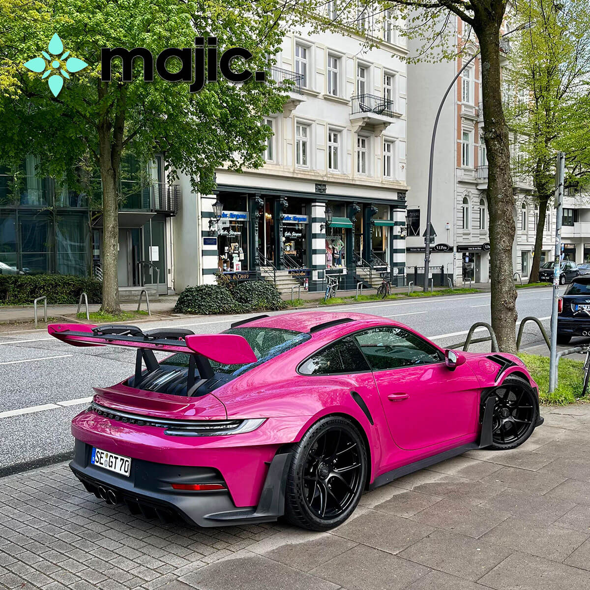 Porsche Ruby Star Pink Paint