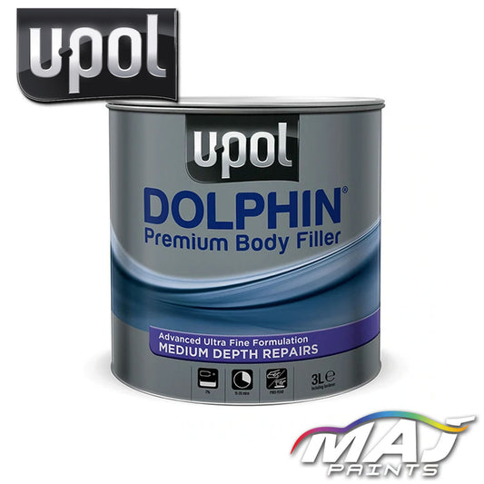 U-POL Dolphin Medium Depth Repairs Body Filler - 3L