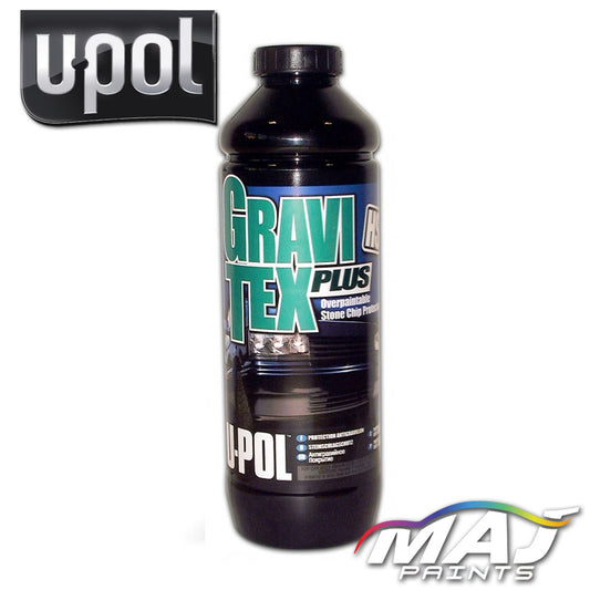 U-POL Gravitex Plus HS Stone Chip Protector Black - 1L