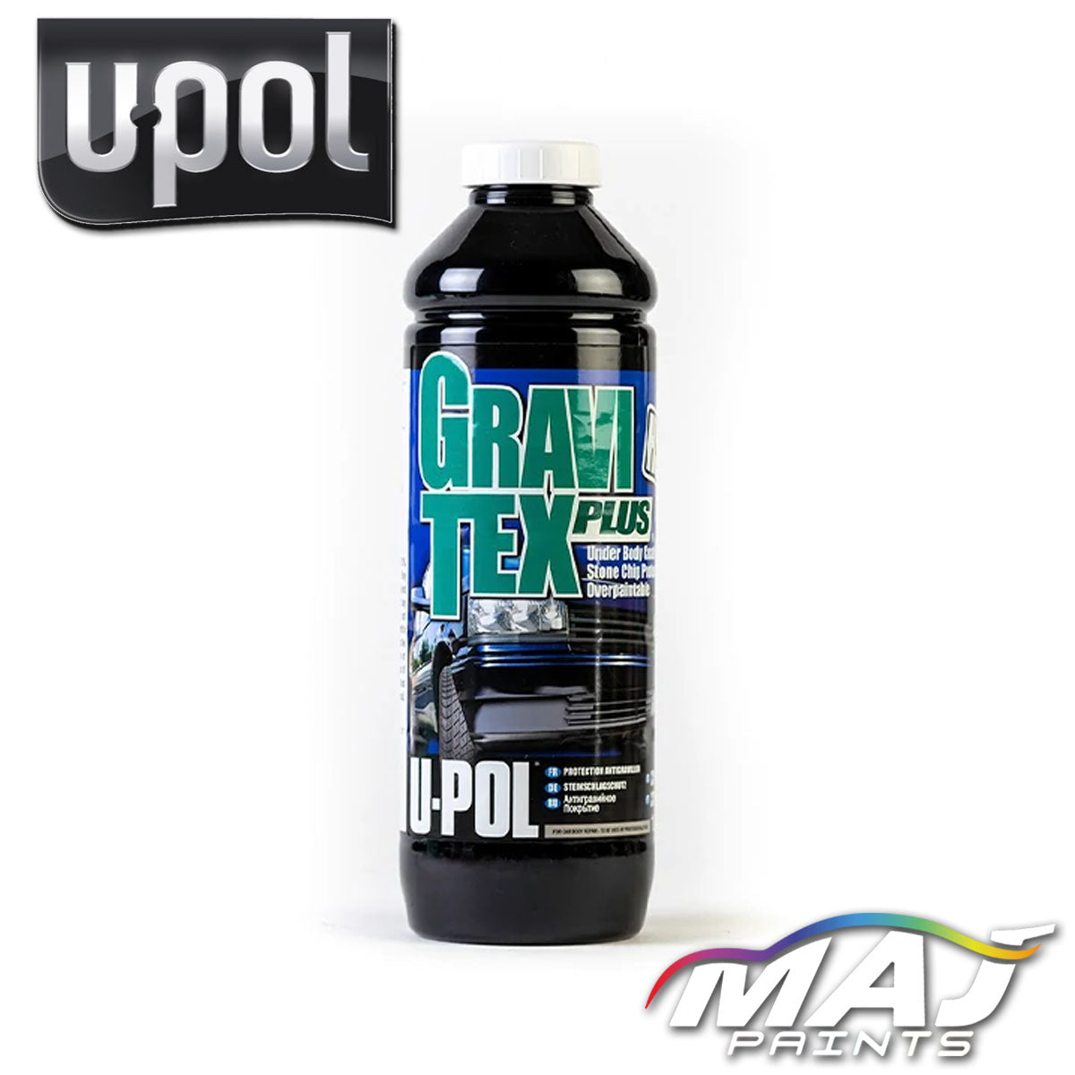 U-POL Gravitex Plus HS Stone Chip Protector White - 1L