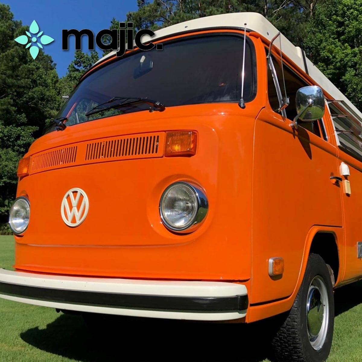 Volkswagen Brilliant Orange Paint (L20B)